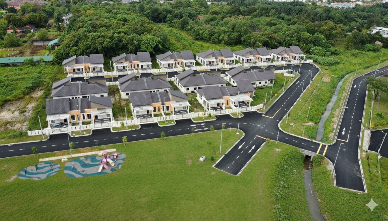 Semi-detached residence, Labu Lanjut, Sepang